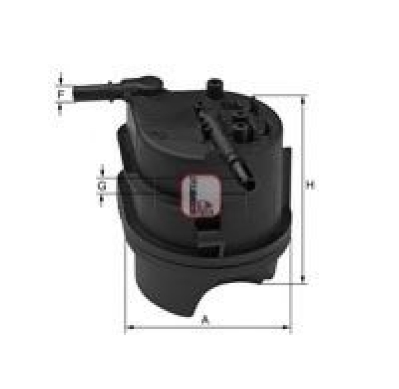 Filtru combustibil PEUGEOT BIPPER Tepee (2008 - 2016) SOFIMA S 4015 NR piesa NOUA