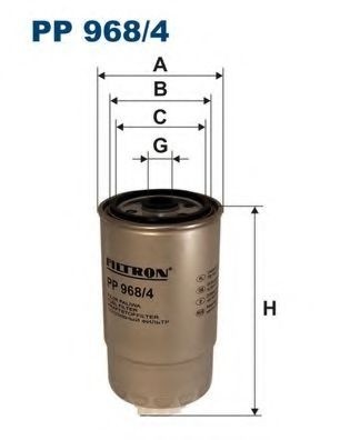 Filtru combustibil PEUGEOT BOXER caroserie (244) (2001 - 2016) FILTRON PP968/4 piesa NOUA