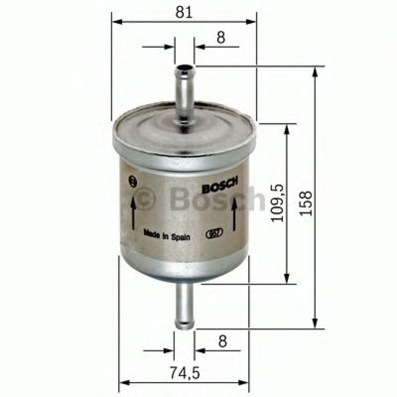 Filtru combustibil PEUGEOT EXPERT platou / sasiu (223) (1995 - 2016) BOSCH 0 450 905 030 piesa NOUA