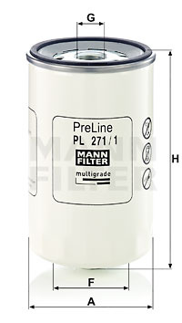 Filtru combustibil (PL2711 MANN-FILTER)