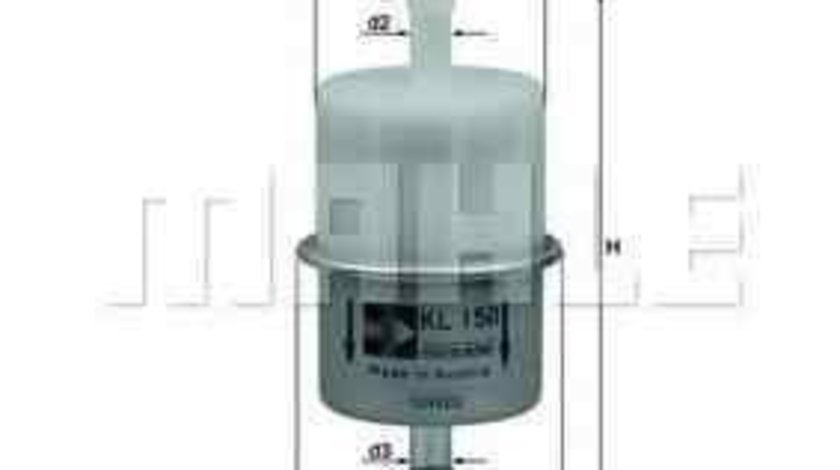 filtru combustibil Producator KNECHT KL 150