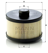 Filtru combustibil (PU10001X MANN-FILTER) CHRYSLER,DODGE,MERCEDES-BENZ