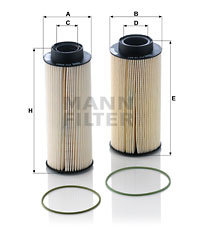 Filtru combustibil (PU100032X MANN-FILTER) DENNIS,SCANIA,VAN HOOL