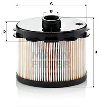 Filtru combustibil (PU1021X MANN-FILTER) Citroen,FIAT,PEUGEOT,TOYOTA