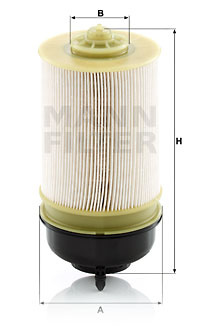 Filtru combustibil (PU120022Z MANN-FILTER) CLAAS,MERCEDES-BENZ,SETRA,SISU