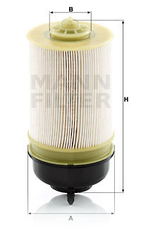 Filtru combustibil (PU120022Z MANN-FILTER) CLAAS,MERCEDES-BENZ,SETRA,SISU