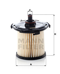 Filtru combustibil (PU12003Z MANN-FILTER) FORD,FORD AUSTRALIA