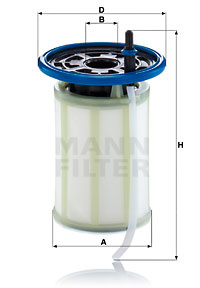 Filtru combustibil (PU7018 MANN-FILTER) ALFA ROMEO