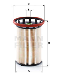 Filtru combustibil (PU80081 MANN-FILTER) AUDI,SEAT,VW
