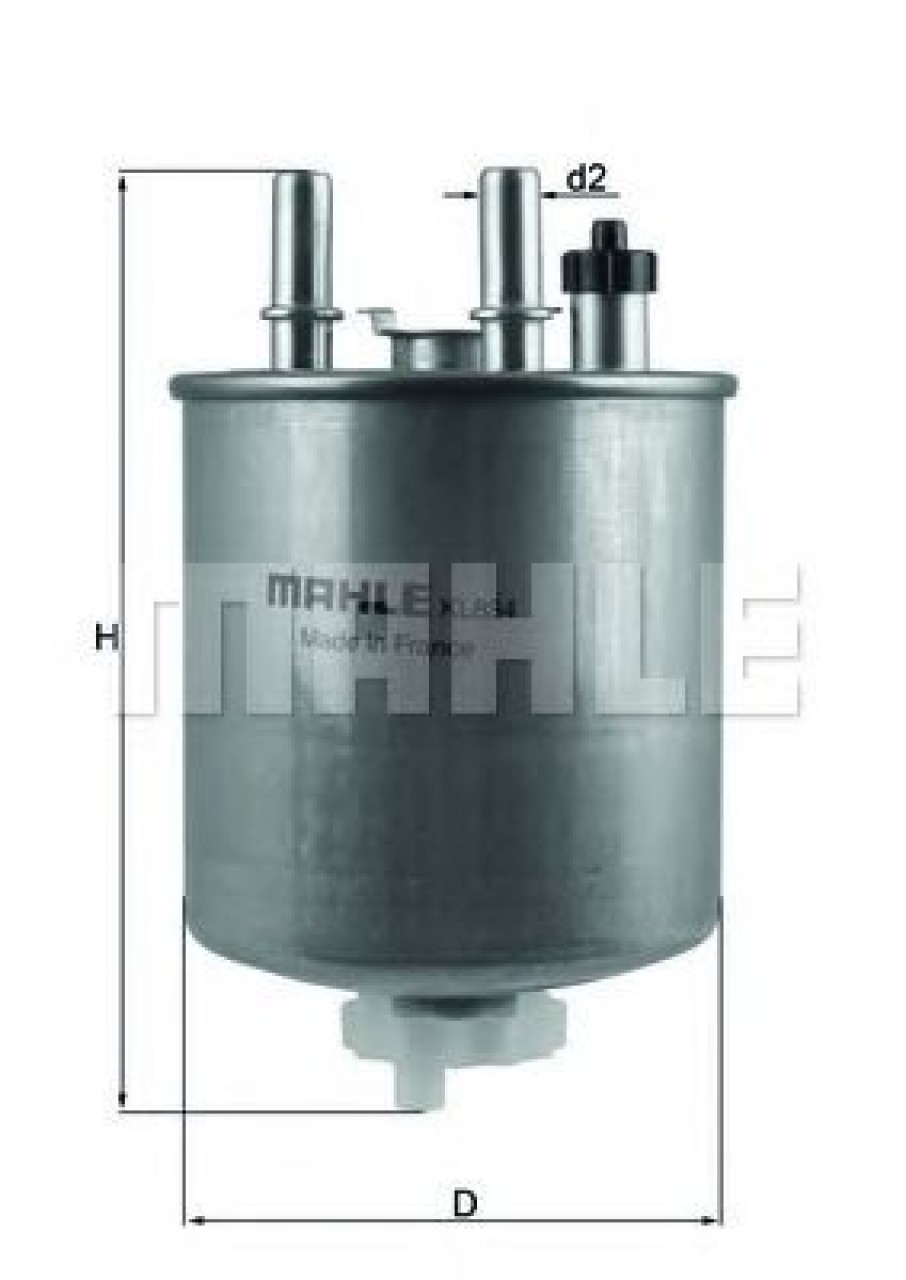 Filtru combustibil RENAULT KANGOO BE BOP (KW0/1) (2009 - 2016) MAHLE ORIGINAL KL 834 piesa NOUA