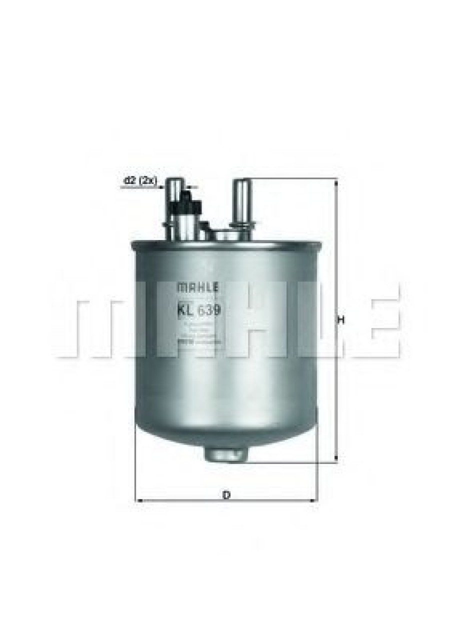 Filtru combustibil RENAULT KANGOO / GRAND KANGOO (KW0/1) (2008 - 2016) KNECHT KL 639D piesa NOUA