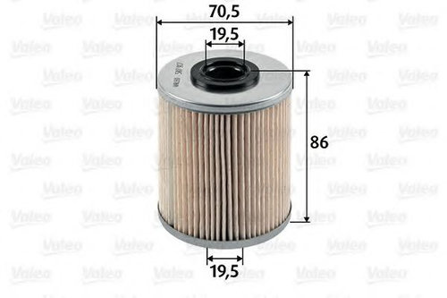 Filtru combustibil RENAULT MASTER III platou / sasiu (EV, HV, UV) (2010 - 2016) VALEO 587917 piesa N...