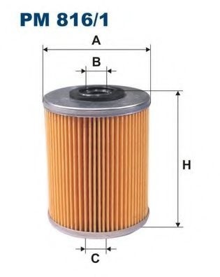 Filtru combustibil RENAULT MEGANE II Limuzina (LM0/1) (2003 - 2016) FILTRON PM816/1 piesa NOUA