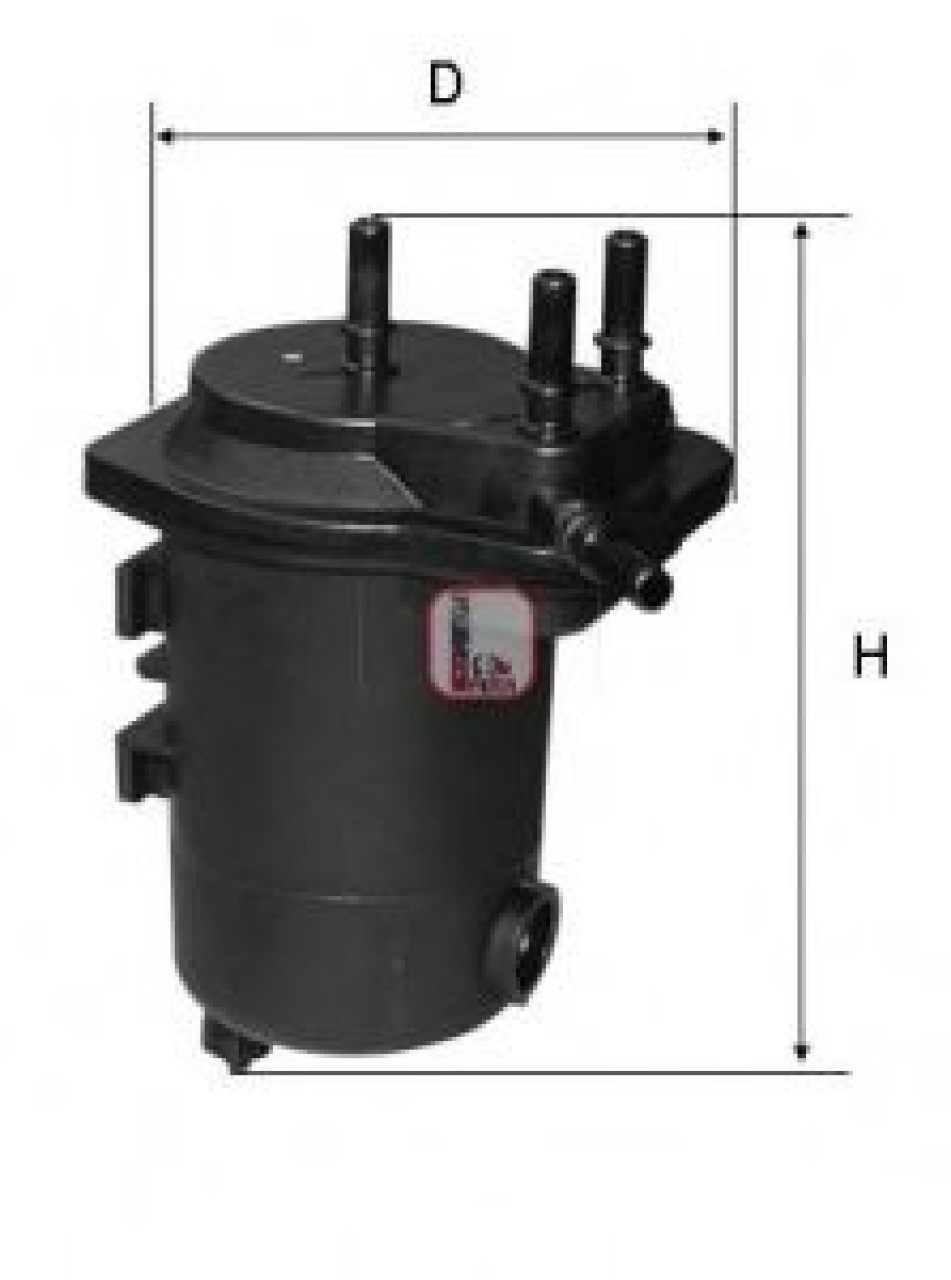 Filtru combustibil RENAULT MEGANE II Limuzina (LM0/1) (2003 - 2016) SOFIMA S 4051 NR piesa NOUA