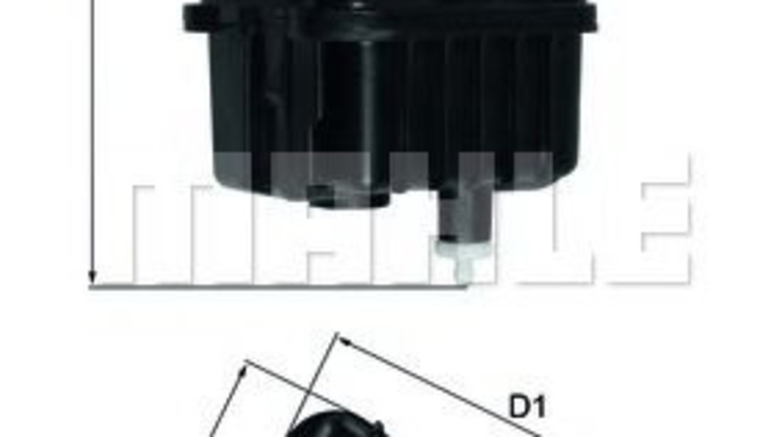 Filtru combustibil RENAULT MODUS / GRAND MODUS (F/JP0) (2004 - 2016) KNECHT KL 832D piesa NOUA