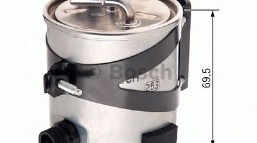 Filtru combustibil RENAULT SCENIC II (JM0/1) (2003 - 2009) BOSCH F 026 402 061 piesa NOUA