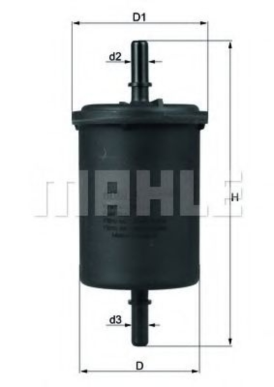 Filtru combustibil RENAULT SCENIC III (JZ0/1) (2009 - 2016) MAHLE ORIGINAL KL 416/1 piesa NOUA