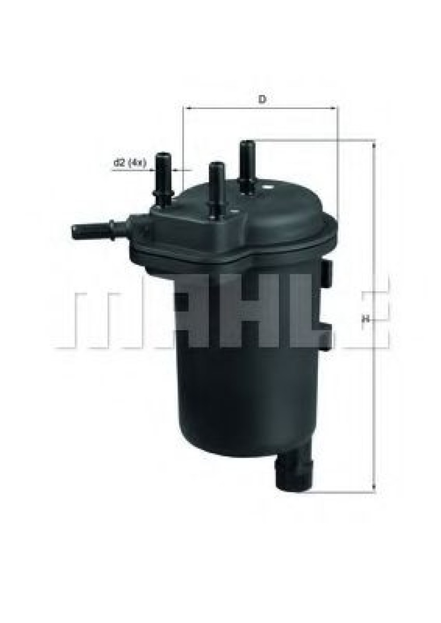 Filtru combustibil RENAULT SYMBOL III (2013 - 2016) MAHLE ORIGINAL KL 430 piesa NOUA