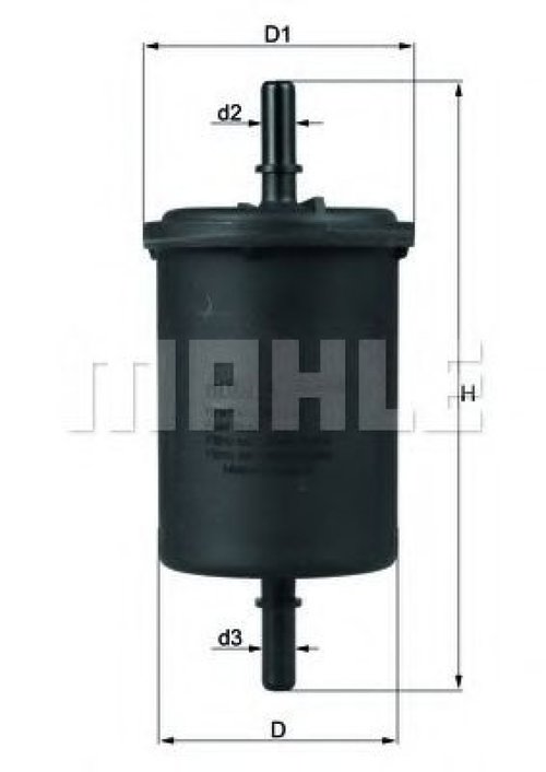 Filtru combustibil RENAULT SYMBOL III (2013 - 2016) KNECHT KL 416/1 piesa NOUA
