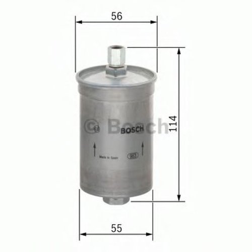 Filtru combustibil ROVER 45 (RT) (2000 - 2005) BOSCH 0 450 905 911 piesa NOUA