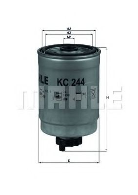 Filtru combustibil SAAB 9-5 (YS3E) (1997 - 2009) KNECHT KC 244 piesa NOUA