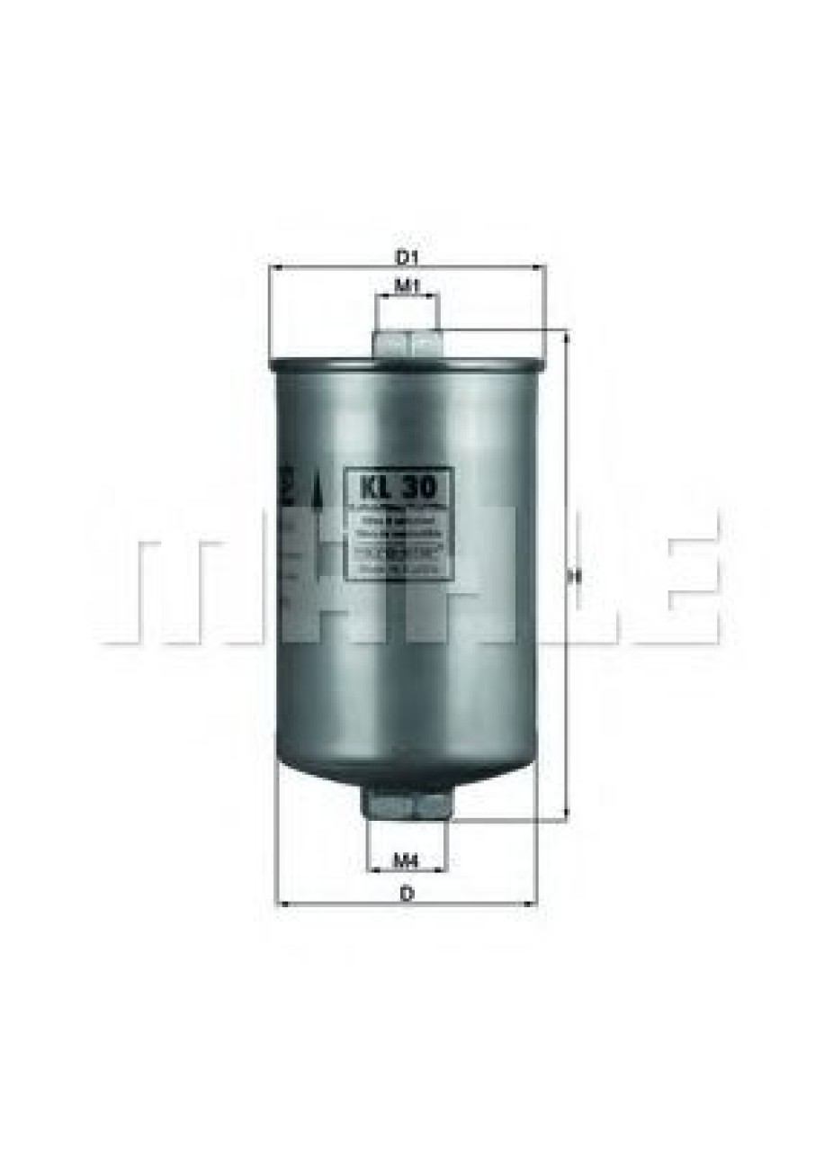 Filtru combustibil SAAB 9-5 (YS3E) (1997 - 2009) MAHLE ORIGINAL KL 30 piesa NOUA