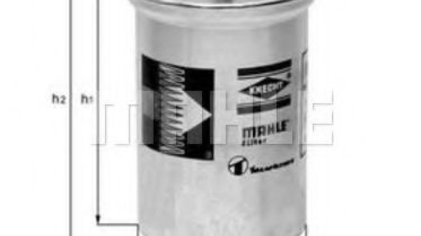 Filtru combustibil SEAT ALHAMBRA (7V8, 7V9) (1996 - 2010) MAHLE ORIGINAL KL 2 produs NOU