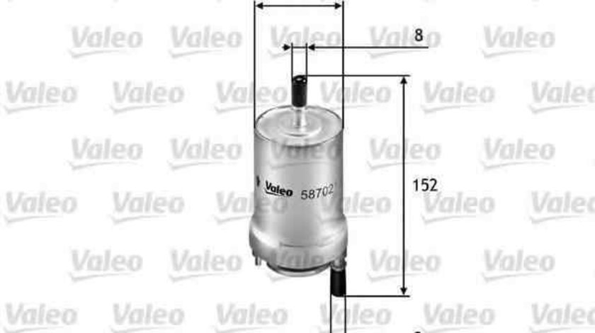 filtru combustibil SEAT ALTEA XL (5P5, 5P8) VALEO 587021