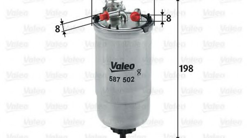 Filtru combustibil SEAT IBIZA IV (6L1) (2002 - 2009) VALEO 587502 piesa NOUA