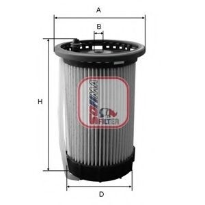 Filtru combustibil SEAT LEON (5F1) (2012 - 2016) SOFIMA S 6065 NE piesa NOUA