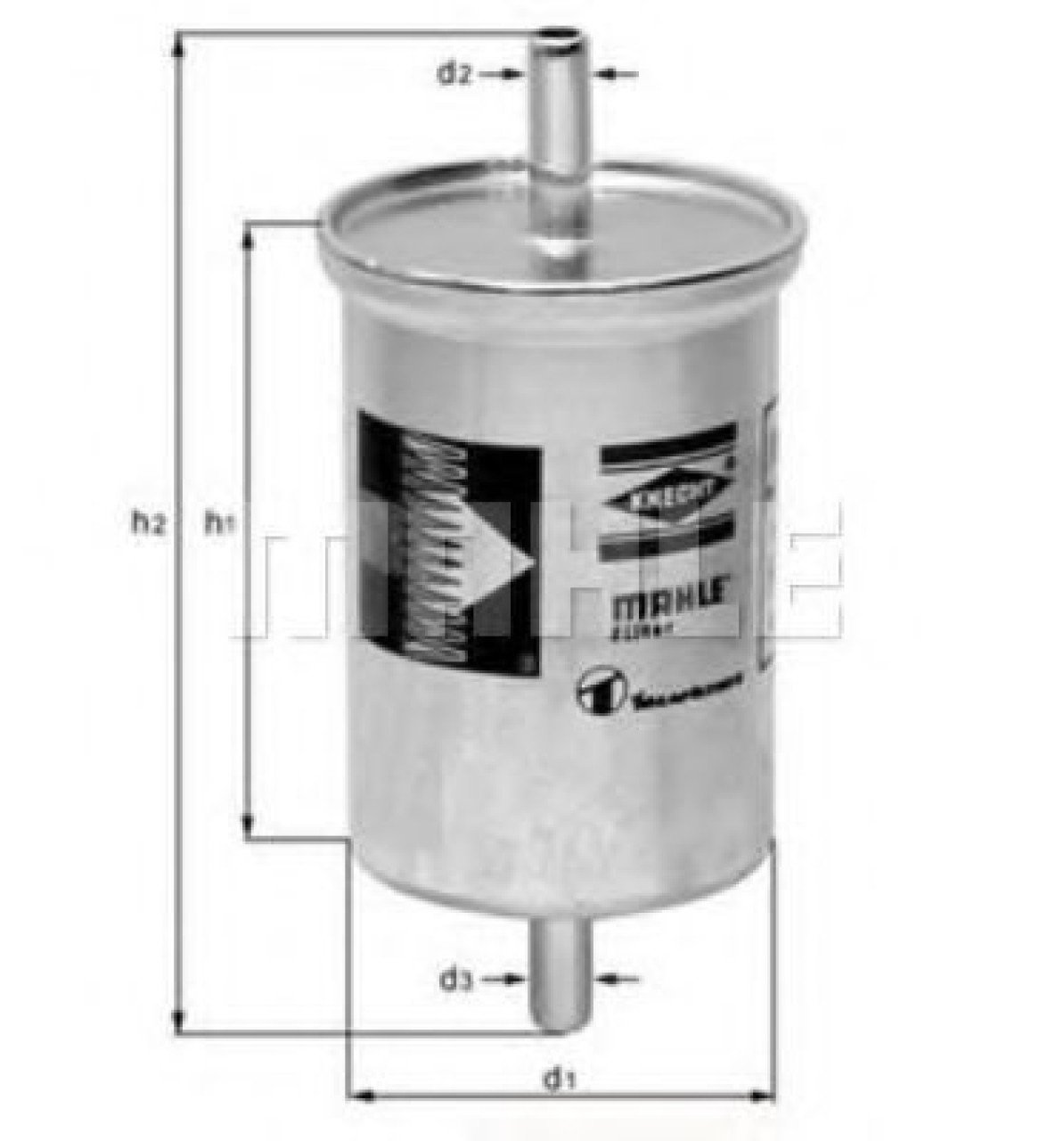 Filtru combustibil SEAT TOLEDO I (1L) (1991 - 1999) KNECHT KL 2 piesa NOUA