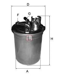 Filtru combustibil SKODA FABIA I (6Y2) (1999 - 2008) SOFIMA S 4004 NR piesa NOUA