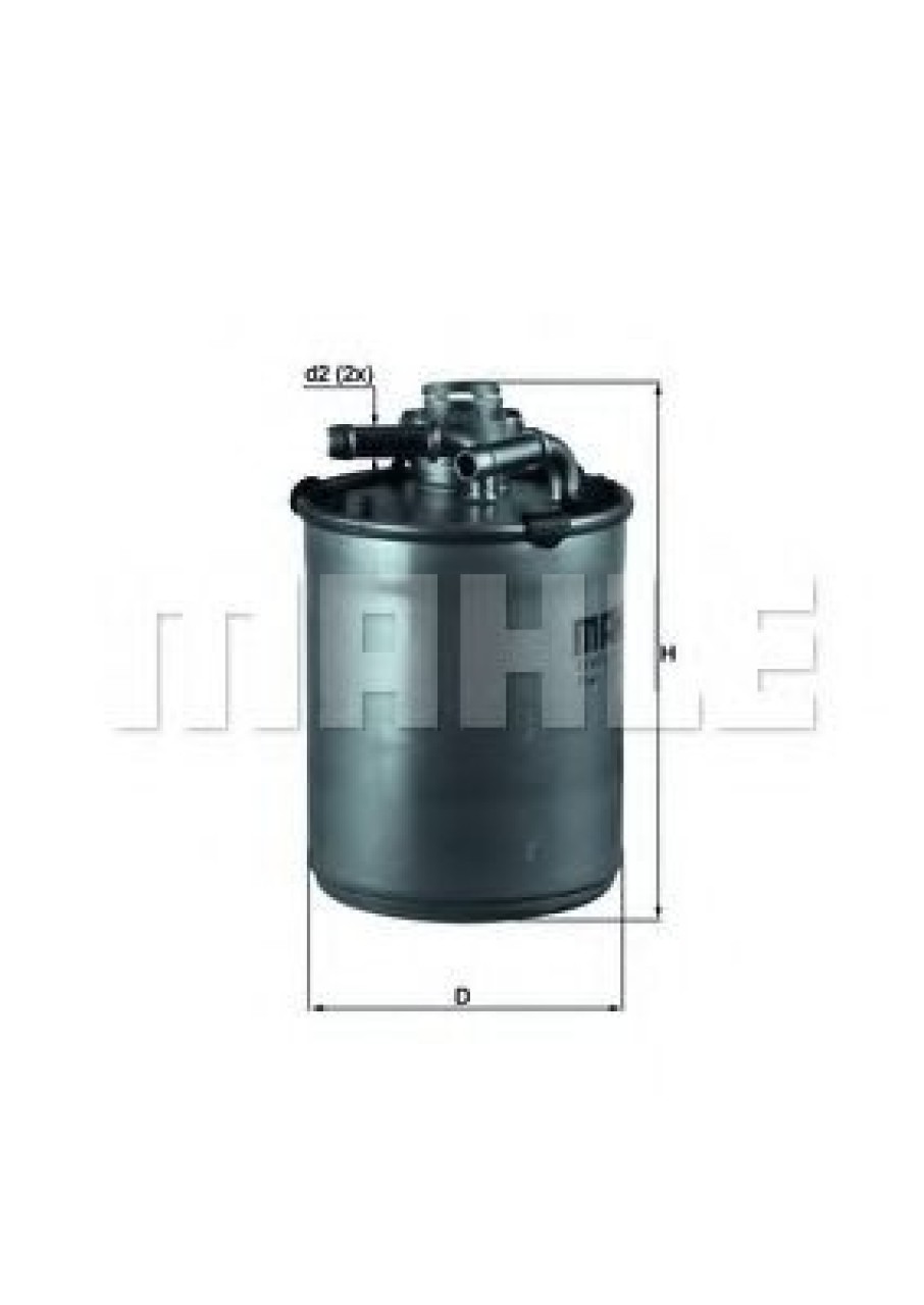 Filtru combustibil SKODA FABIA II (2006 - 2014) MAHLE ORIGINAL KL 497D piesa NOUA