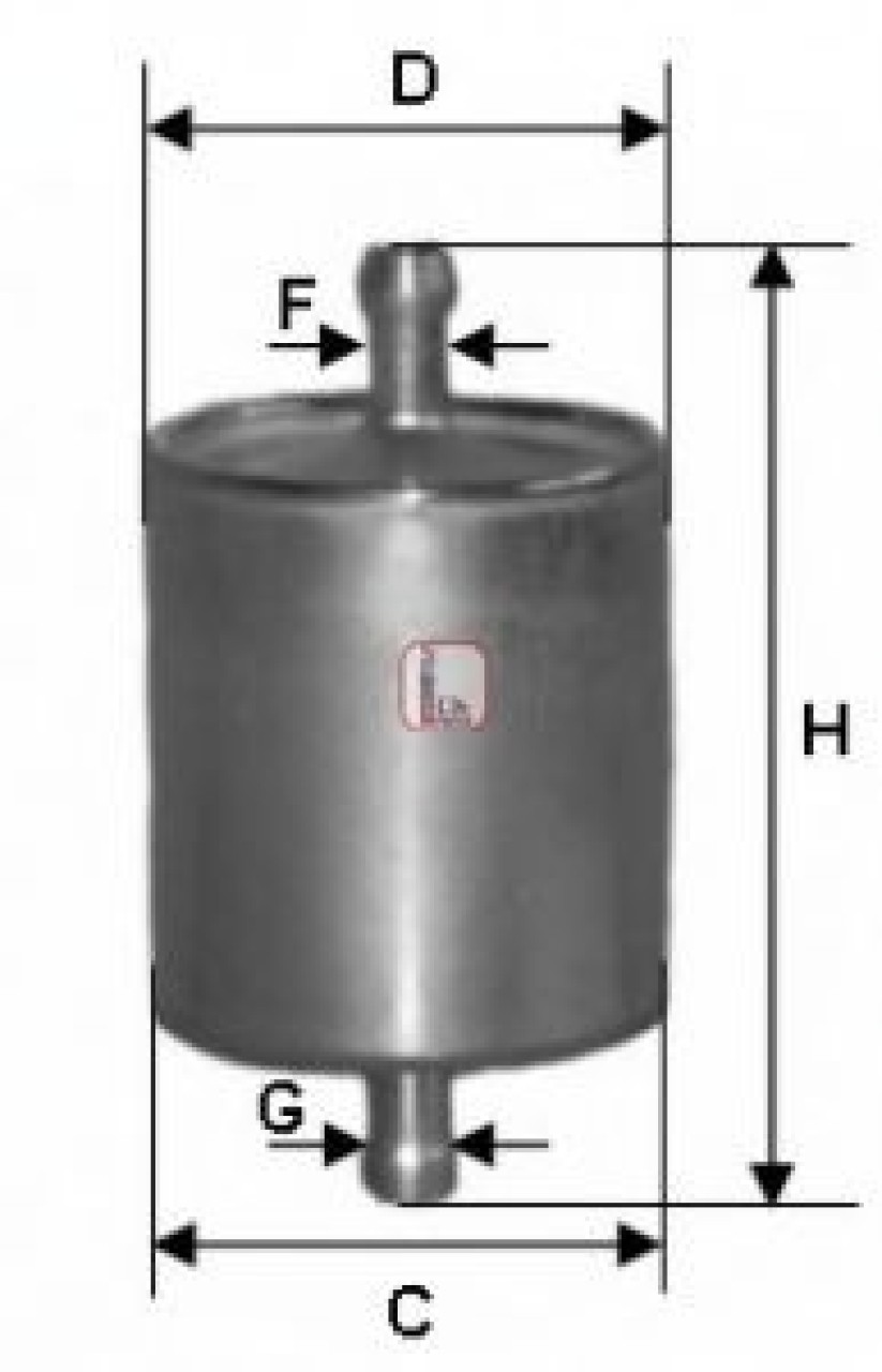 Filtru combustibil SKODA FABIA II (2006 - 2014) SOFIMA S 1836 B piesa NOUA