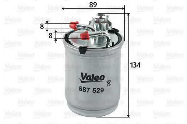 Filtru combustibil SKODA FABIA II Combi (2007 - 2014) VALEO 587529 piesa NOUA