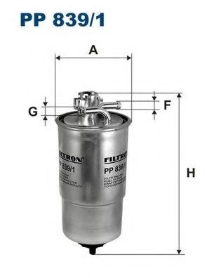Filtru combustibil SKODA OCTAVIA I (1U2) (1996 - 2010) FILTRON PP839/1 piesa NOUA