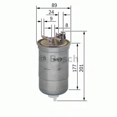 Filtru combustibil SKODA OCTAVIA I Combi (1U5) (1998 - 2010) BOSCH 0 450 906 374 piesa NOUA