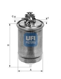 Filtru combustibil SKODA OCTAVIA I Combi (1U5) (1998 - 2010) UFI 24.391.00 piesa NOUA