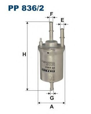 Filtru combustibil SKODA OCTAVIA II (1Z3) (2004 - 2013) FILTRON PP836/2 piesa NOUA