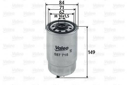Filtru combustibil SKODA SUPERB I (3U4) (2001 - 2008) VALEO 587715 piesa NOUA