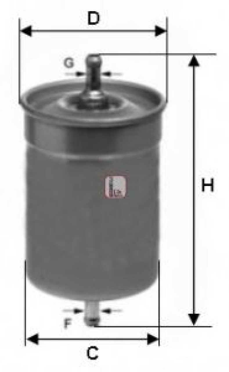 Filtru combustibil SKODA SUPERB I (3U4) (2001 - 2008) SOFIMA S 1500 B piesa NOUA