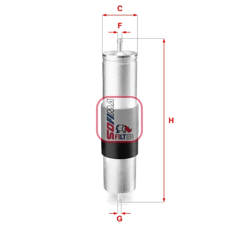 Filtru Combustibil Sofima Bmw S 1839 B