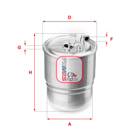 Filtru Combustibil Sofima Chrysler S 4107 NR