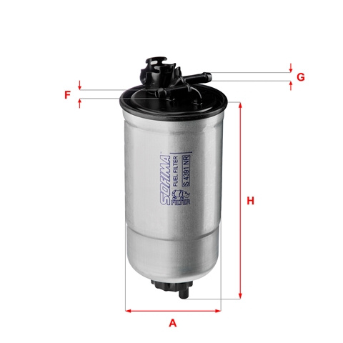 Filtru Combustibil Sofima Chrysler S 4331 NR