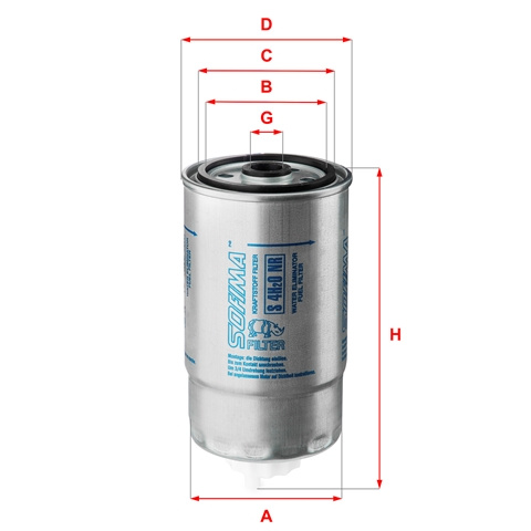 Filtru Combustibil Sofima Fiat S 4H2O NR