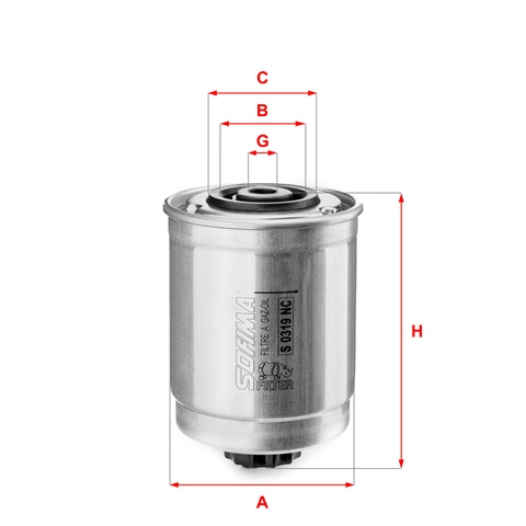 Filtru Combustibil Sofima Ford S 0319 NC