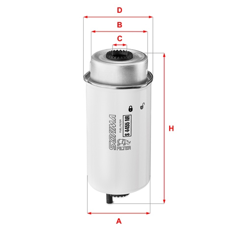 Filtru Combustibil Sofima Ford S 4455 NR