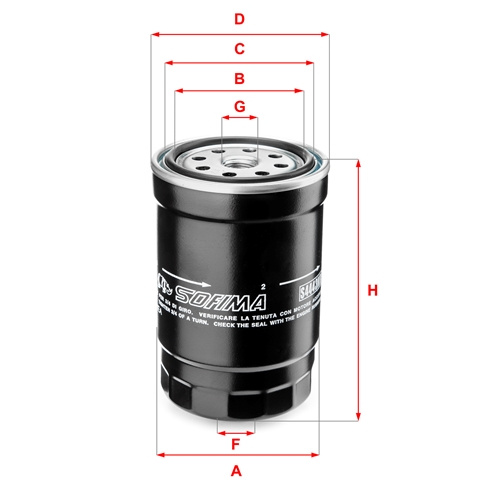 Filtru Combustibil Sofima Kia S 4443 NR