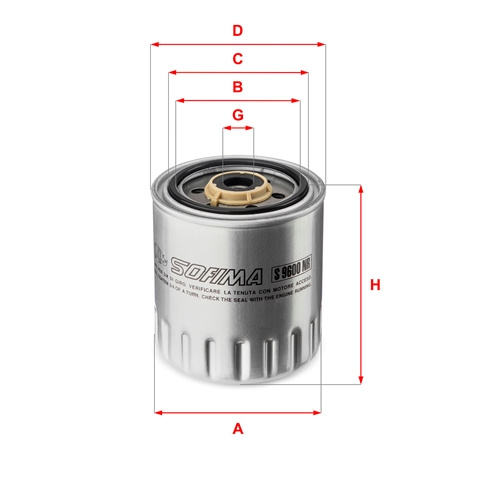 Filtru Combustibil Sofima Mercedes-Benz S 9600 NR