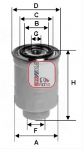 Filtru Combustibil Sofima Mitsubishi S 4119 NR